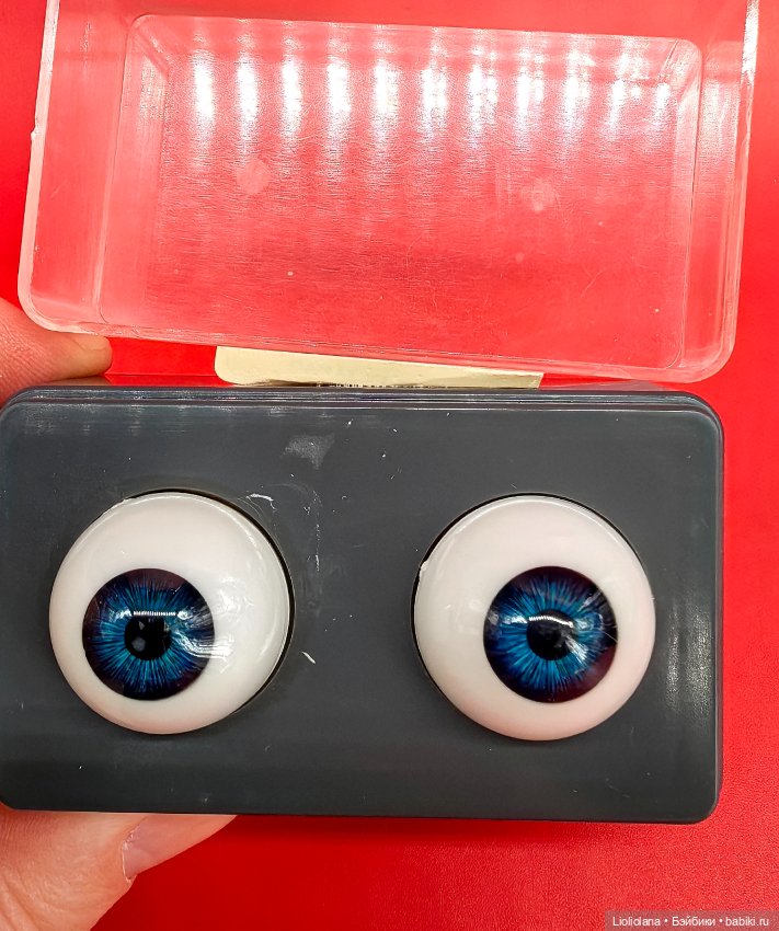 Глаза для кукол в ассортименте. Акрил (фото 4)
