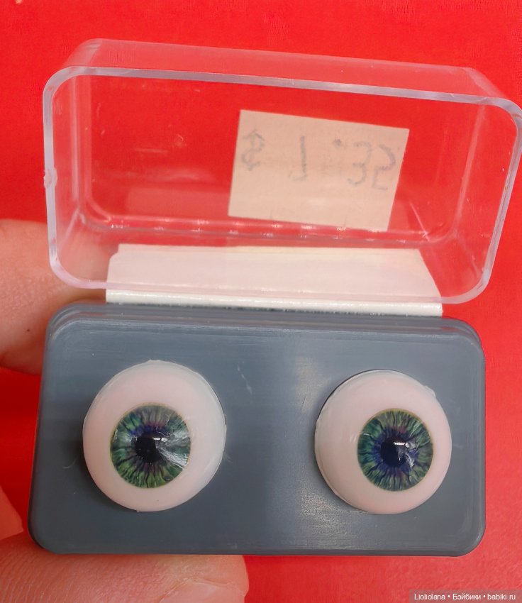 Глаза для кукол в ассортименте. Акрил (фото 7)