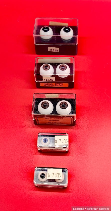 Глаза для кукол в ассортименте. Акрил (фото 2)