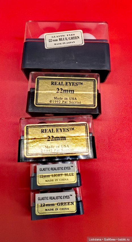 Глаза для кукол в ассортименте. Акрил (фото 3)