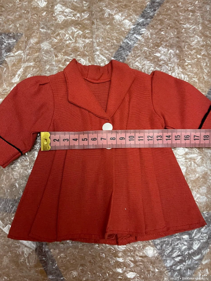 Пальто для антикварной или винтажной куклы (фото 10)