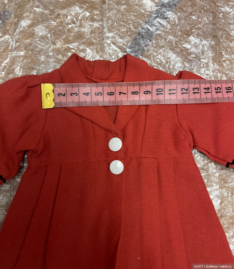 Пальто для антикварной или винтажной куклы (фото 9)