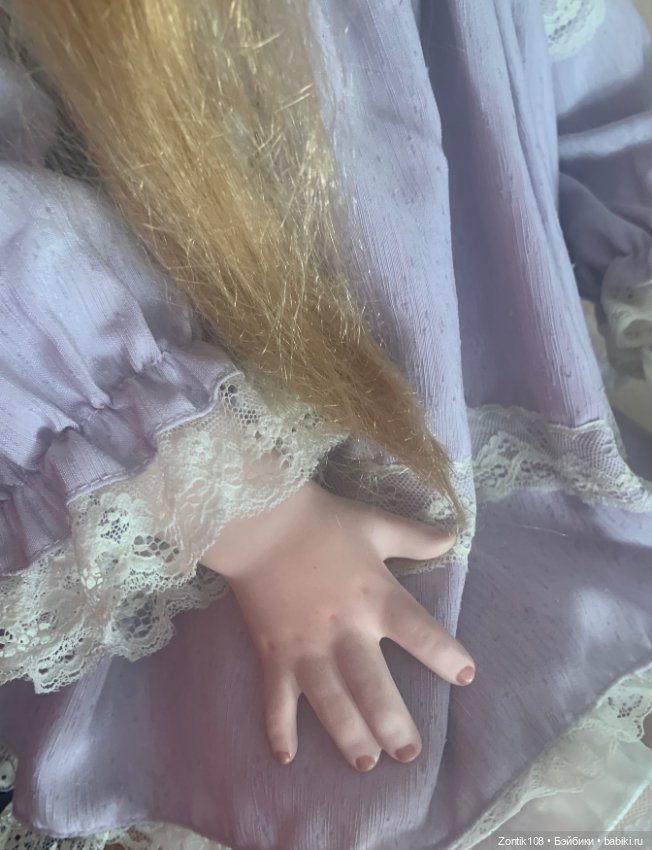 Зеленоглазая блондинка — Фарфоровые куклы (фото 6)