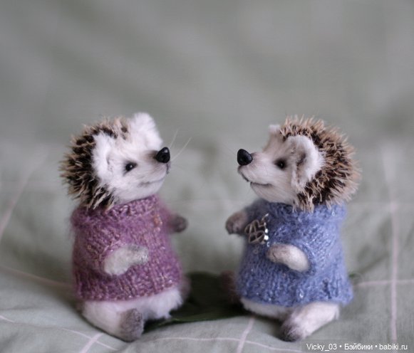 Тедди ежик миниатюрный — Авторские игрушки (фото 8)