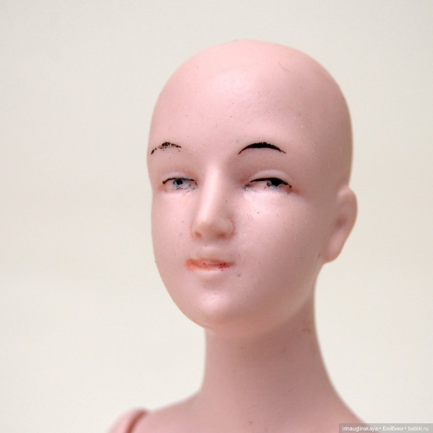 Half doll фарфоровая кукла половинка Германия
