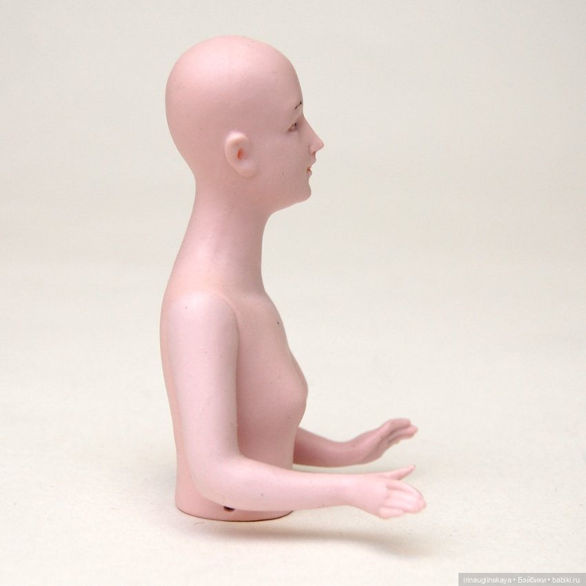 Half doll фарфоровая кукла половинка Германия (фото 4)