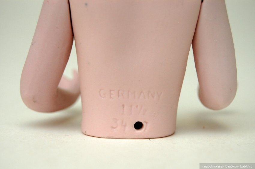 Half doll фарфоровая кукла половинка Германия (фото 10)