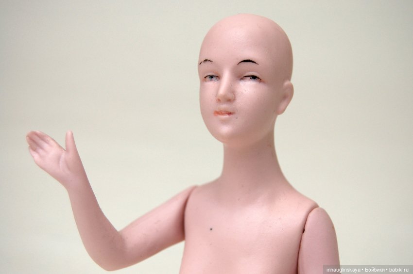 Half doll фарфоровая кукла половинка Германия