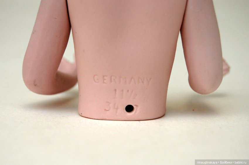 Half doll фарфоровая кукла половинка Германия (фото 9)