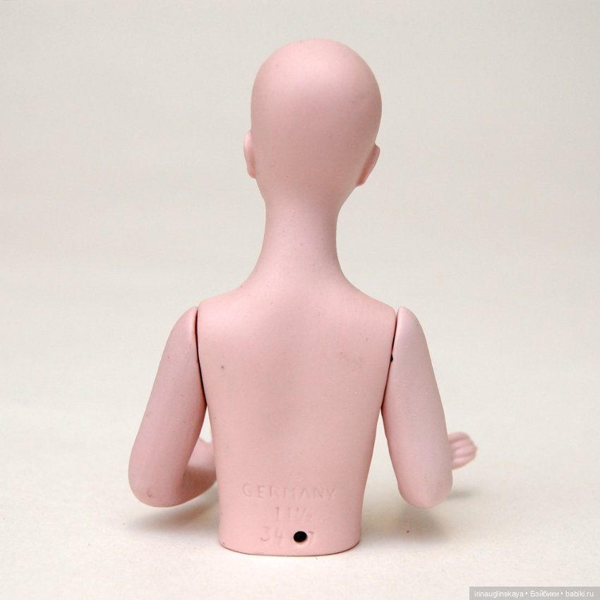 Half doll фарфоровая кукла половинка Германия (фото 2)