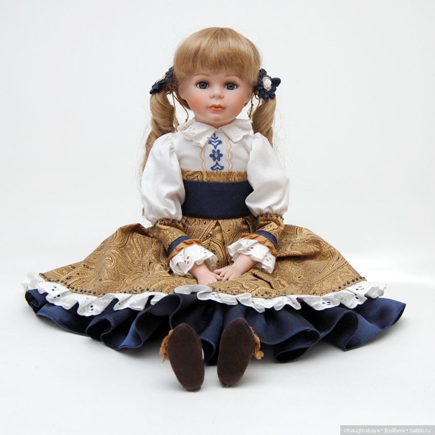 Фарфоровая кукла с мягким телом (фото 2)
