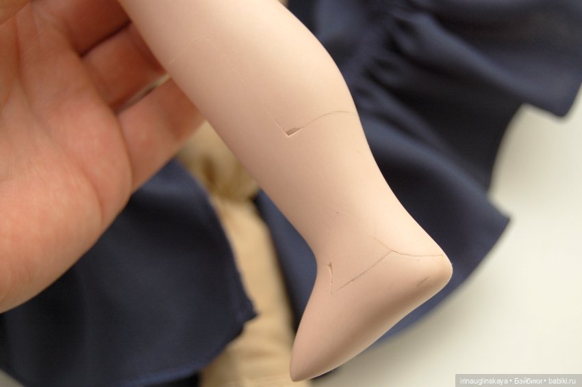 Фарфоровая кукла с мягким телом