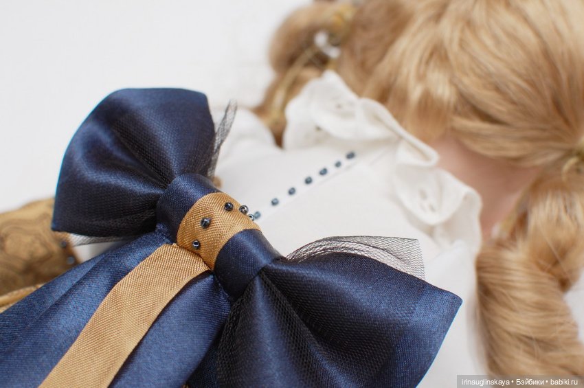 Фарфоровая кукла с мягким телом (фото 9)