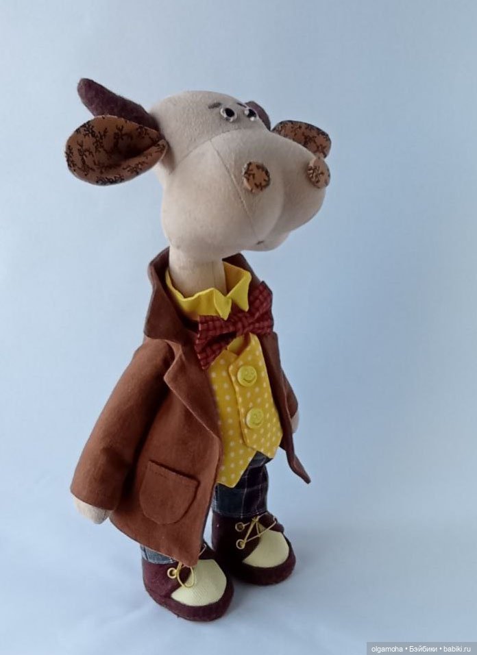 Бычок Борис — Авторские игрушки (фото 2)