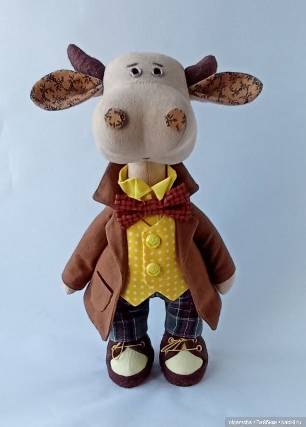 Бычок Борис — Авторские игрушки (фото 3)