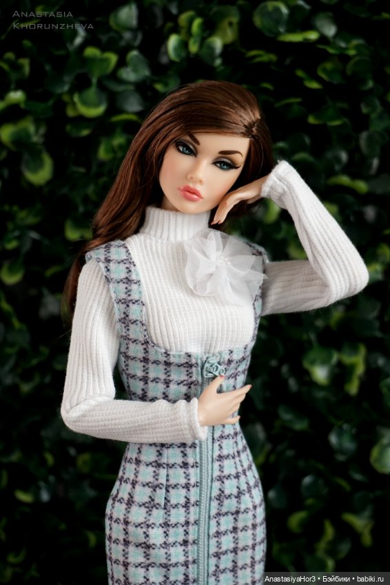 Сарафан и водолазка для Poppy Parker (фото 7)