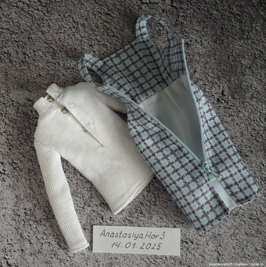 Сарафан и водолазка для Poppy Parker (фото 3)