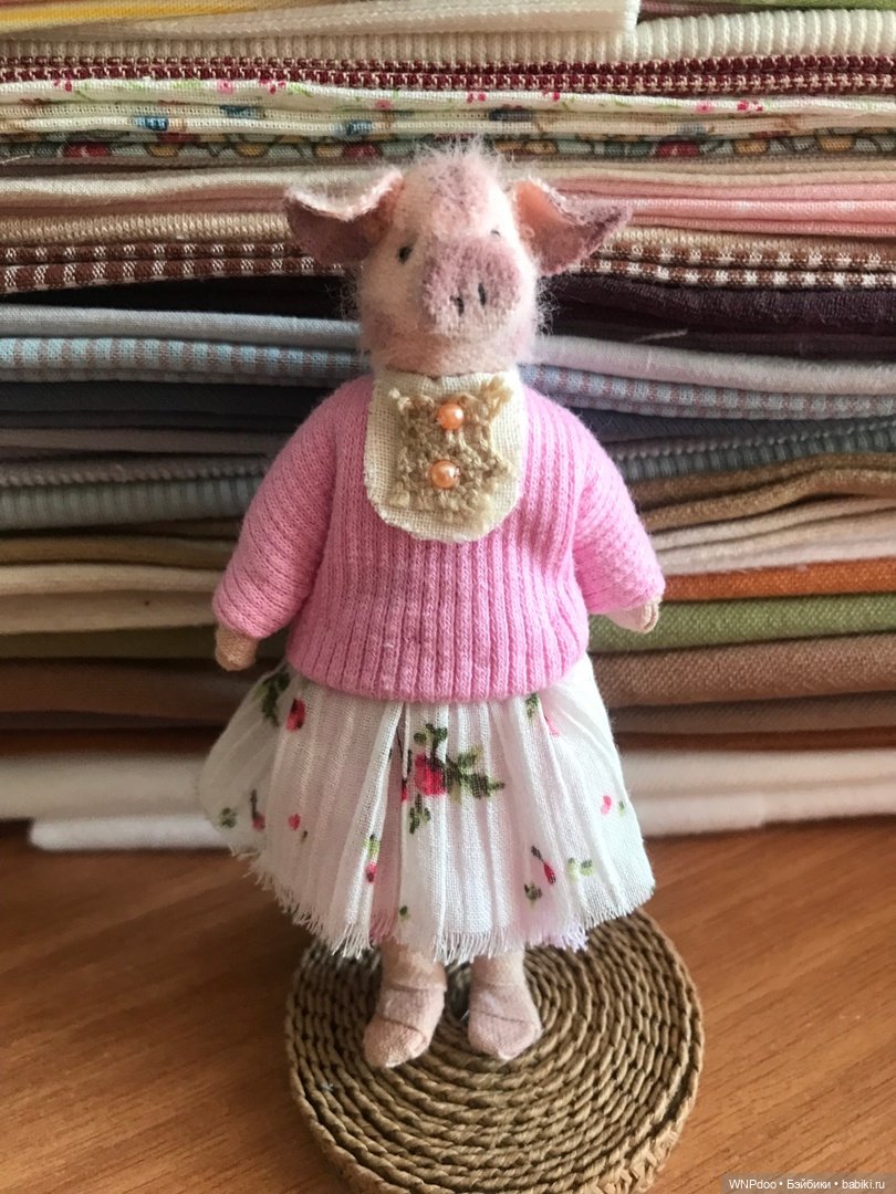 Кукла Хрюша — Авторские игрушки