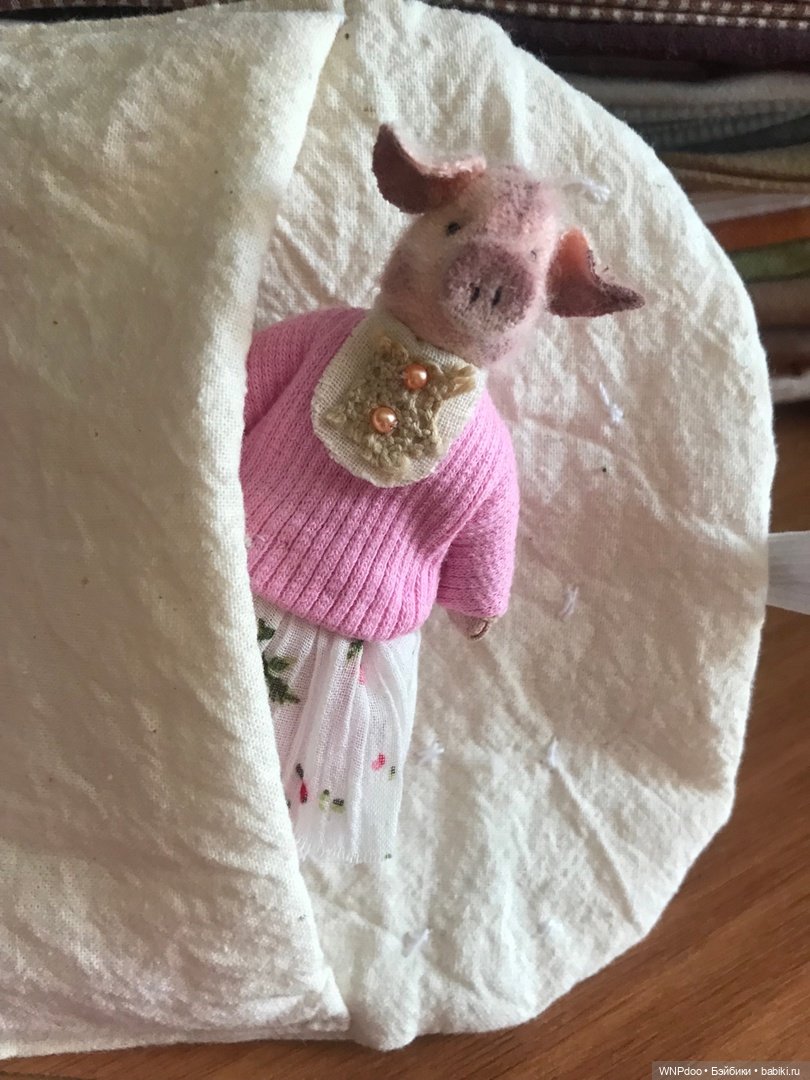 Кукла Хрюша — Авторские игрушки (фото 3)