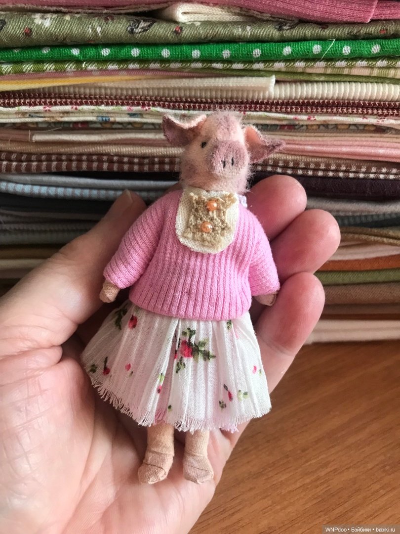 Кукла Хрюша — Авторские игрушки (фото 2)