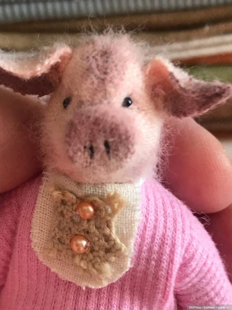 Кукла Хрюша — Авторские игрушки (фото 5)