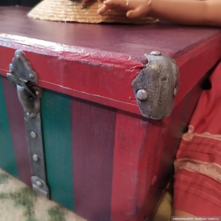 Винтажный чемодан СССР — Авторские игрушки (фото 3)