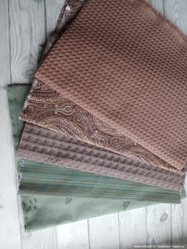 Набор хлопковых тканей для пошива кукольной одежды (фото 3)