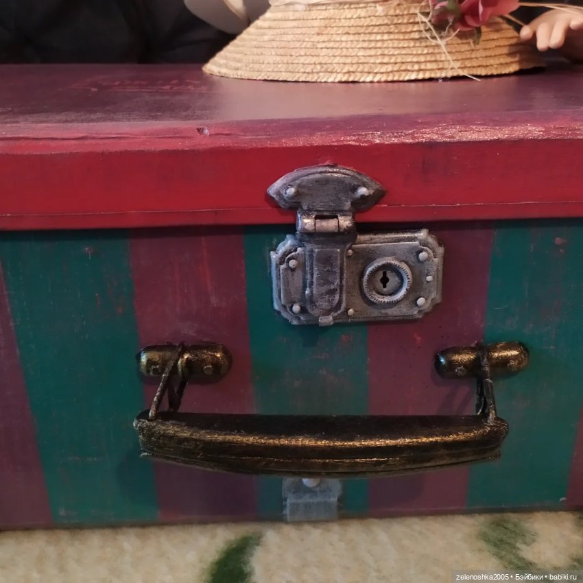 Винтажный чемодан СССР — Авторские игрушки (фото 2)