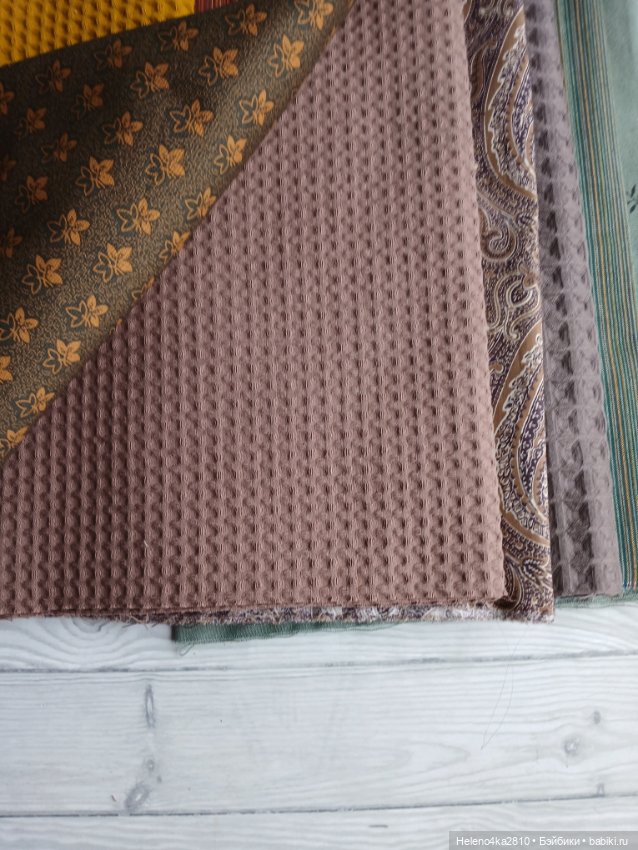 Набор хлопковых тканей для пошива кукольной одежды (фото 6)