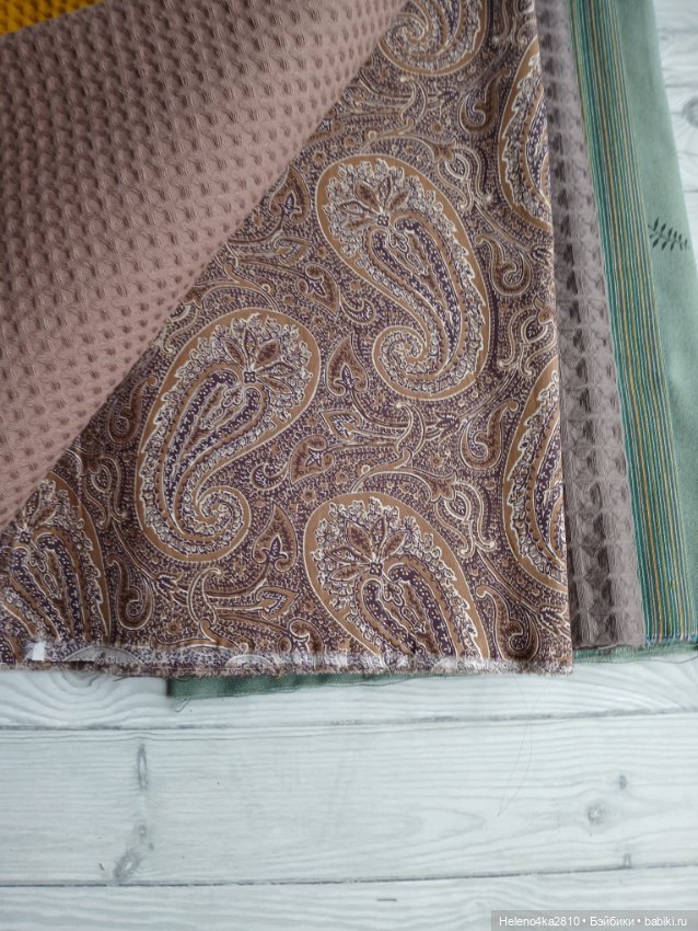 Набор хлопковых тканей для пошива кукольной одежды (фото 8)