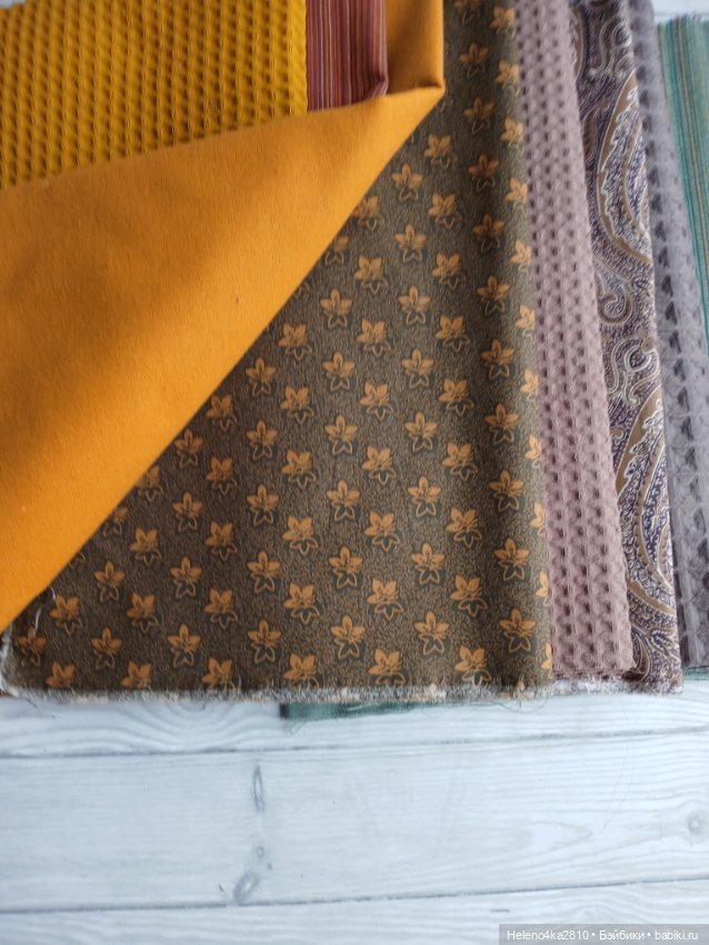 Набор хлопковых тканей для пошива кукольной одежды (фото 5)