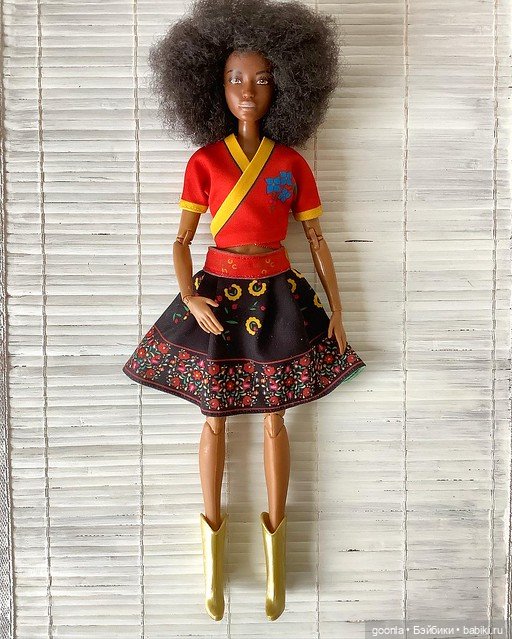 Fashionistas Barbie # 59 Tropi-Cute Mattel 2016 на теле Аши (фото 2)