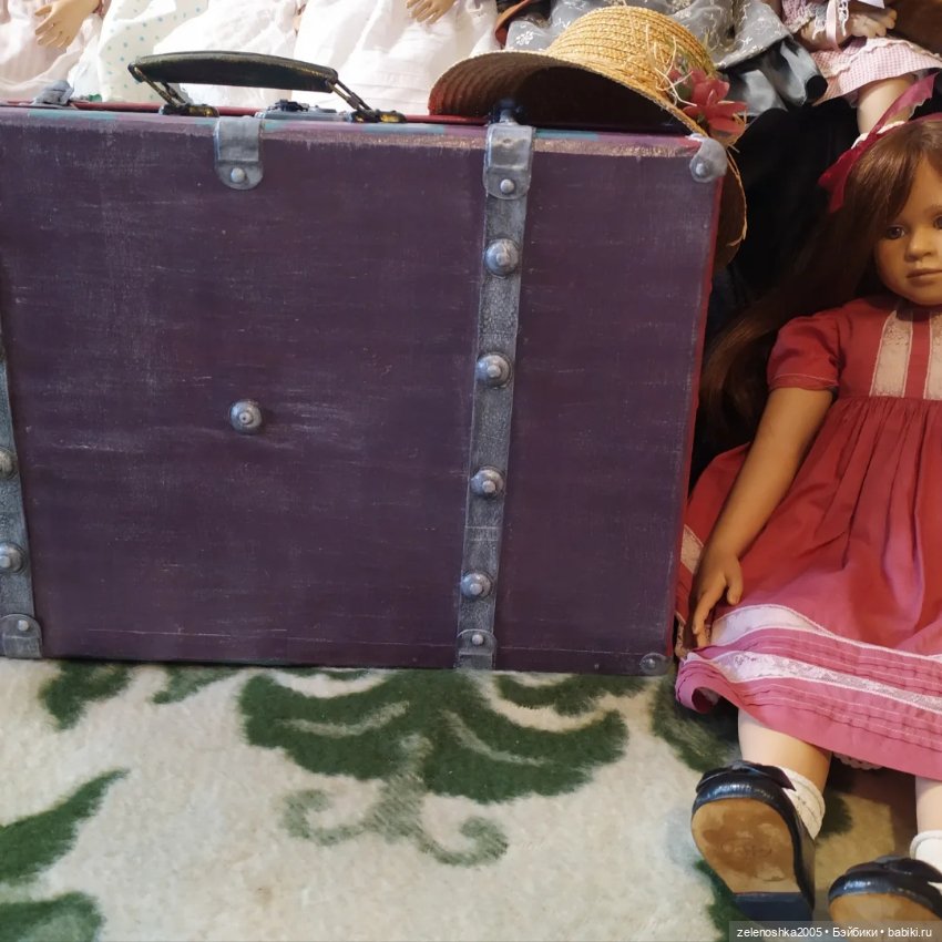 Винтажный чемодан СССР — Авторские игрушки (фото 5)