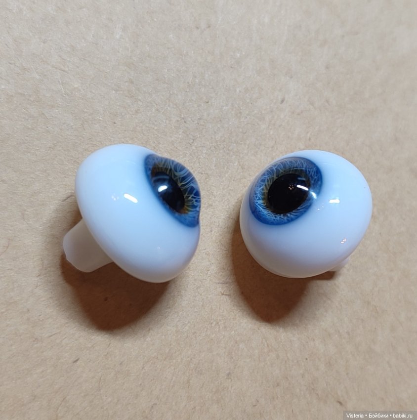Стеклянные глаза HGC, Blue Hazel, 16/9 mm (фото 5)