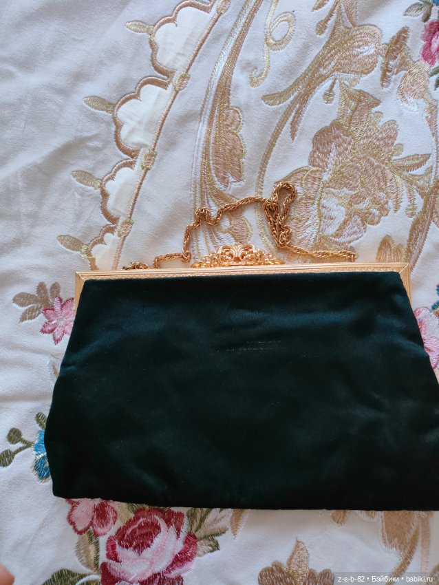 Сумочка антикварная с ручной вышивкой (фото 4)