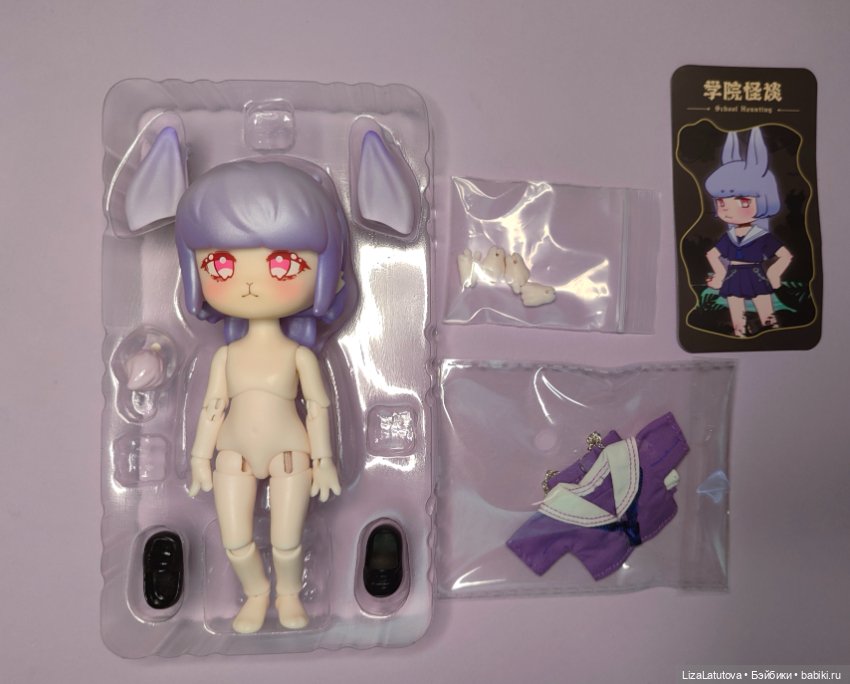 Шарнирная кукла bjd Penny's Box school haunting кролик (фото 3)