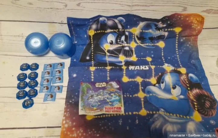 Киндеры. Бегемоты. Звёздные войны. Макси.Настольная игра (фото 4)