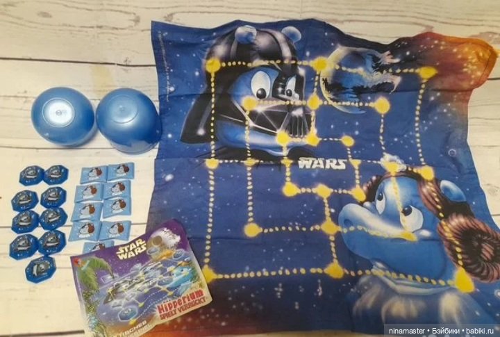 Киндеры. Бегемоты. Звёздные войны. Макси.Настольная игра (фото 5)