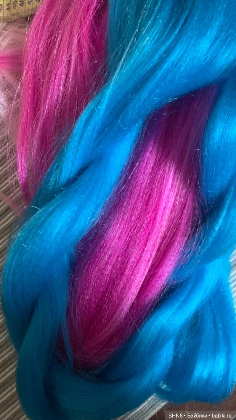 Цветные волосы для кукол — Парики и волосы (мохер) для кукол