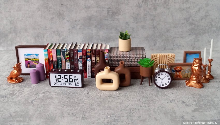 Набор для стеллажа №5 в масштабе 1:6