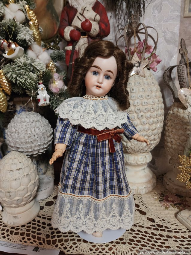 Антикварная кукла молд 1902, 38 см (фото 9)