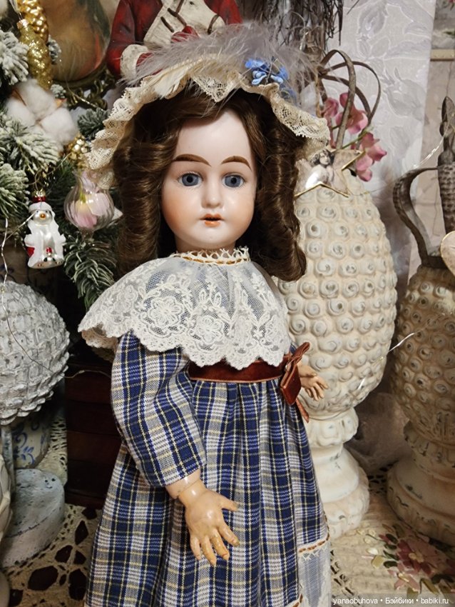 Антикварная кукла молд 1902, 38 см