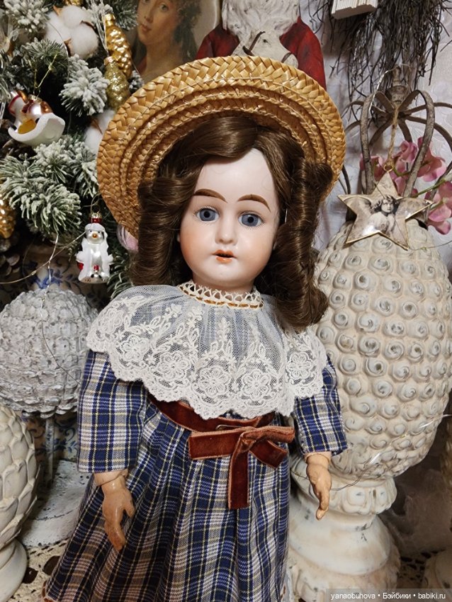 Антикварная кукла молд 1902, 38 см (фото 7)