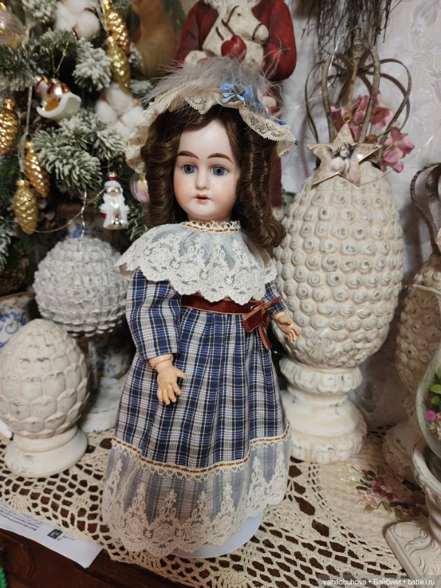 Антикварная кукла молд 1902, 38 см