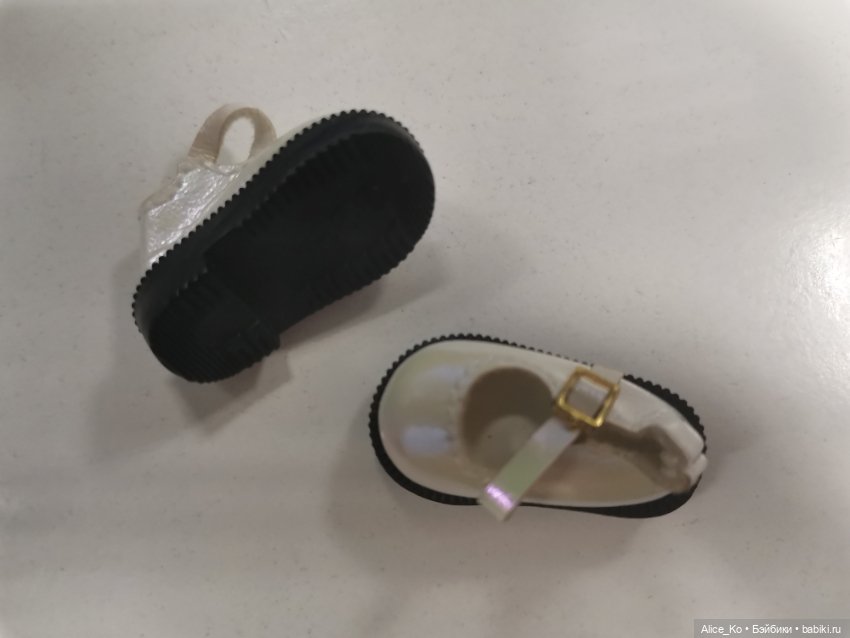 Перламутровые туфли для BJD 1/6 YoSD (фото 2)