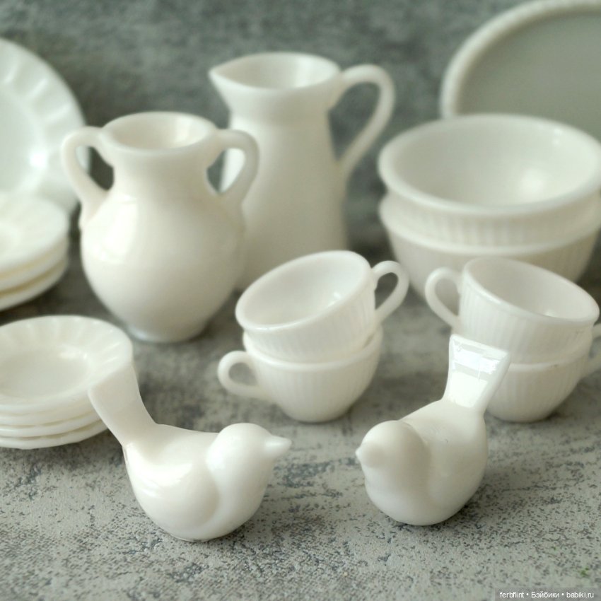 Набор посуды для буфета (масштаб 1:6) (фото 4)