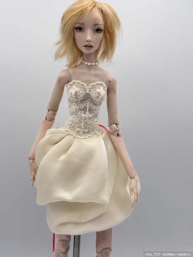 Кукла от Ольги Гудилиной фарфор (фото 6)
