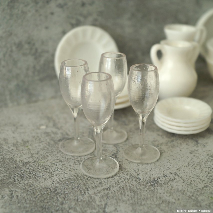 Набор посуды для буфета (масштаб 1:6) (фото 2)