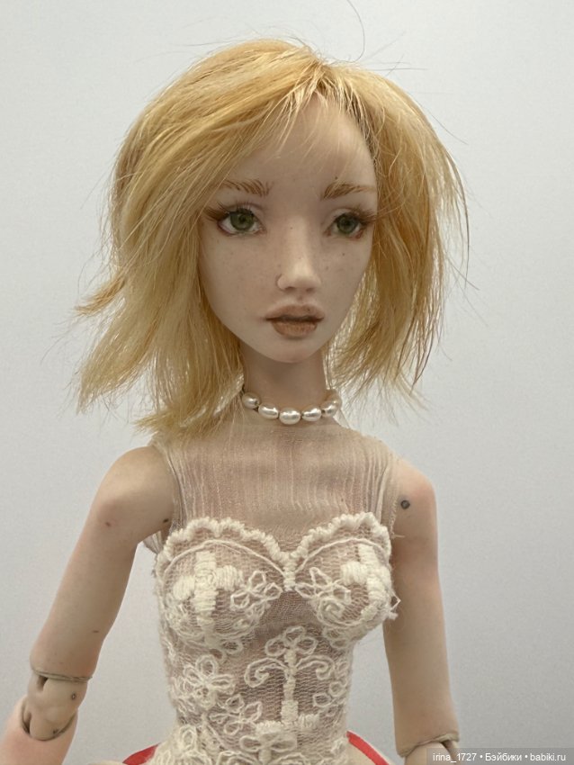 Кукла от Ольги Гудилиной фарфор