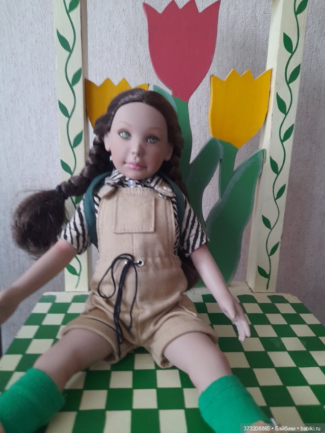 Зеленоглазая туристка — Коллекционные куклы (фото 8)